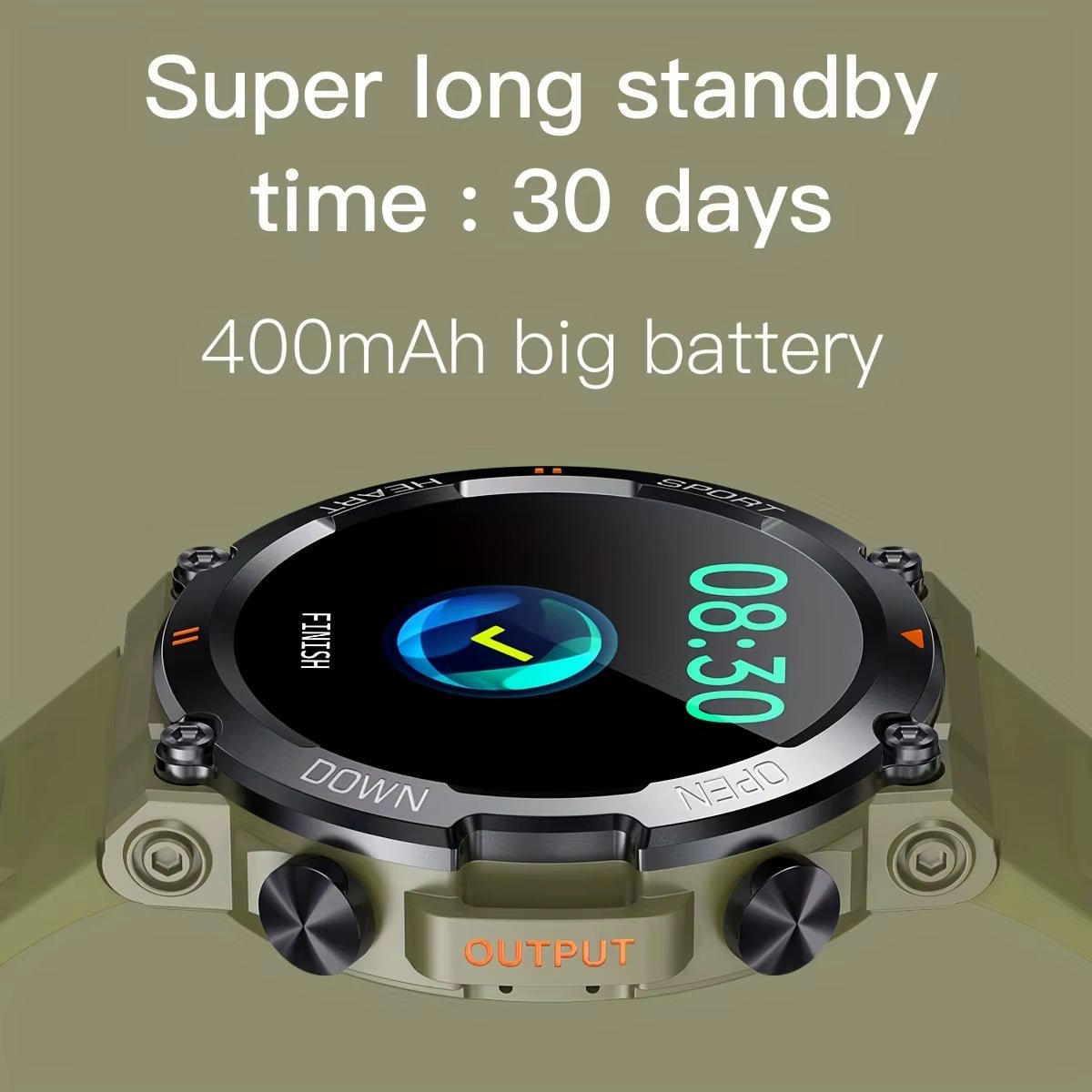 K56Pro Smart Watch for Men Heart Rate Blood Bluetooth Sport 400Mah Long Standby 1.39 Inch 360*360 HD Screen Outdoors Smartwatch - Tech - store