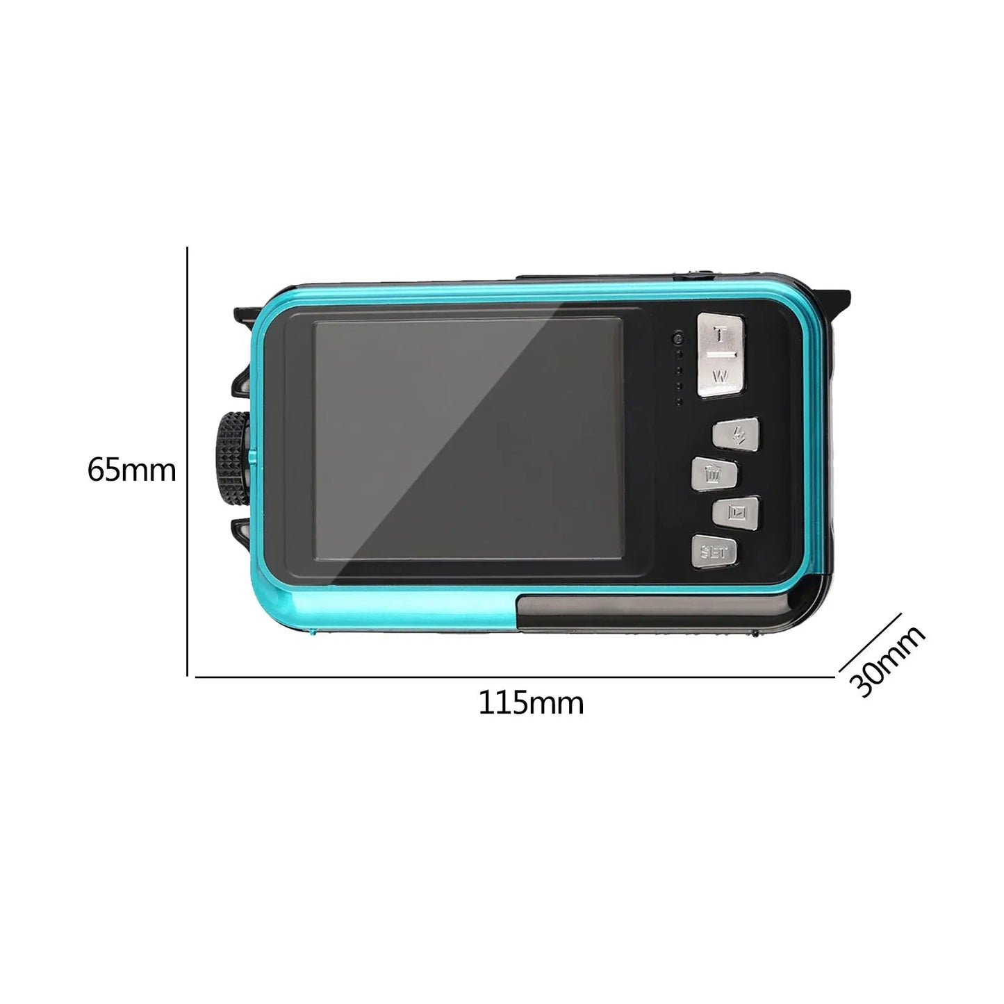 Underwater Camera Dual Screen Full HD 2.7K 48MP Digital Camera anti Shake Cam with Microphone LED Self - Timer 16X Digital Zoom - Tech - store