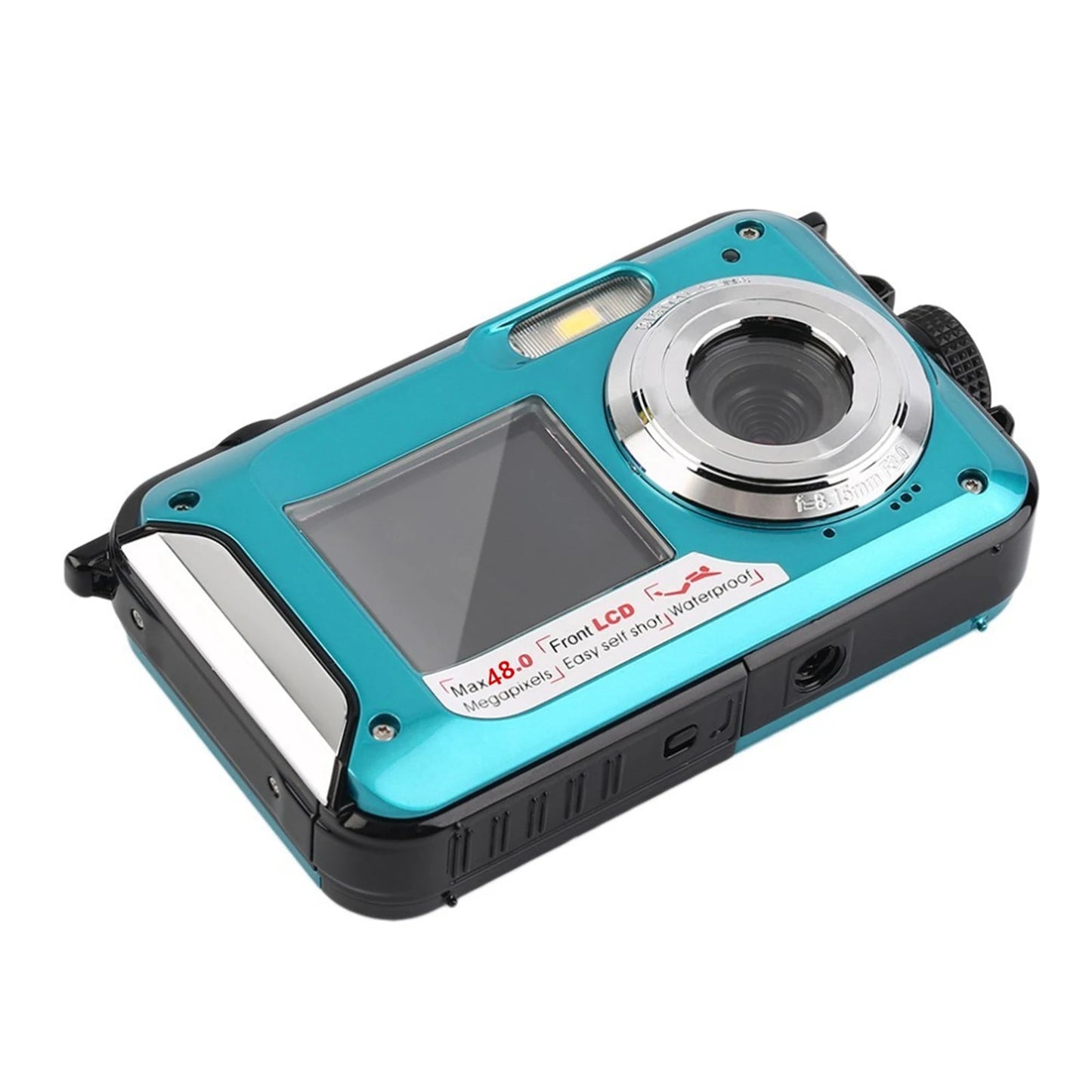 Underwater Camera Dual Screen Full HD 2.7K 48MP Digital Camera anti Shake Cam with Microphone LED Self - Timer 16X Digital Zoom - Tech - store