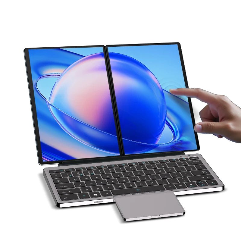 Intel N150 | 2.5K UHD Dualscreen Laptop | Windows 11 Pro | Multi - Language Support | Gaming Computer | Touchscreen PC - Tech - store