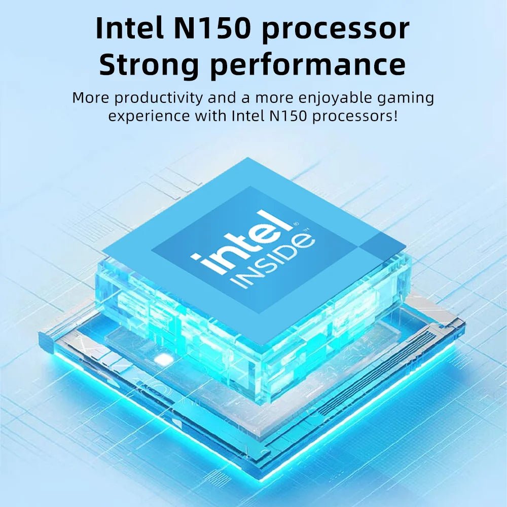 Intel N150 | 2.5K UHD Dualscreen Laptop | Windows 11 Pro | Multi - Language Support | Gaming Computer | Touchscreen PC - Tech - store