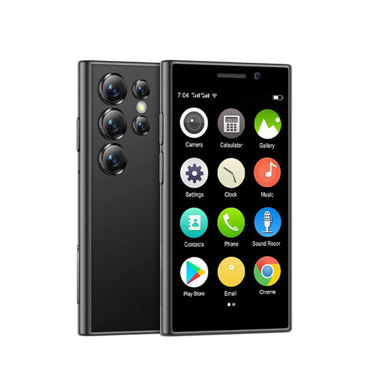 S24 Mini Pocket Smartphone 2GB 16GB 4G Netcom Android Native System MT6737 WIFI Hotspot Small Palm Smart Phones New Update - Tech - store